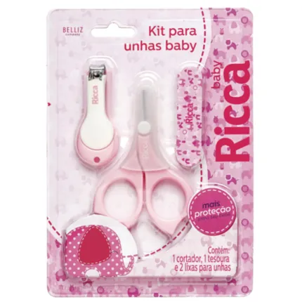 KIT MANICURE RICCA BABY 925 ROSA