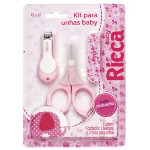 KIT MANICURE RICCA BABY 925 ROSA