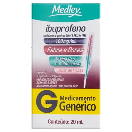 IBUPROFENO GTS 100MG C/20ML