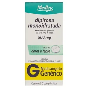DIPIRONA 500MG C/30 CPR