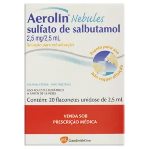 AEROLIN NEBULES 2,5MG C/20FLACONETES