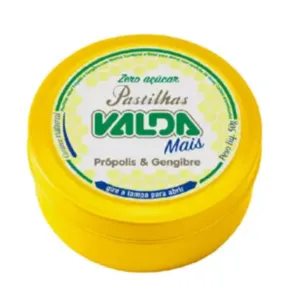 VALDA LATA MAIS PROPOLIS E GENGIBRE C/50G