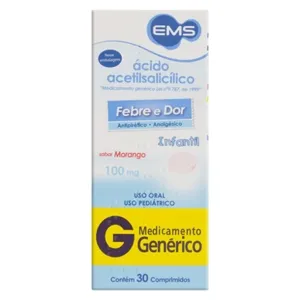 ACIDO ACETILSALICILICO 100MG C/30 CPR