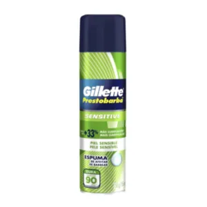 ESPUMA BARBEAR GILLETTE PRESTOBARBA PELE SEN 150G