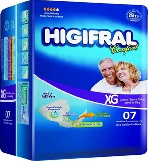 FRALDA HIGIFRAL CONFORT XG C/7 UND