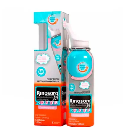 RINOSORO JET INFANTIL 0,9% C/100ML