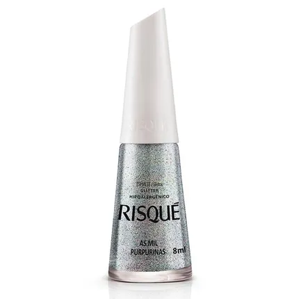 ESM RISQUE GLITTER AS MIL PURPURINAS 8ML