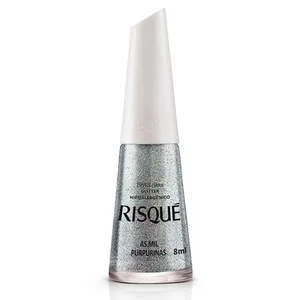 ESM RISQUE GLITTER AS MIL PURPURINAS 8ML