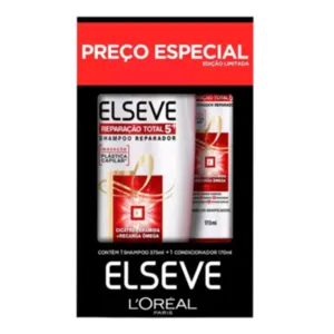 KIT ELSEVE REPARAÇAO T5+ SH 375ML + COND 170ML