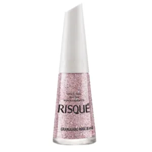 ESM RISQUE GLITTER GRANULADO ROSE 8ML