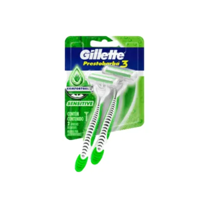 APAR GILLETTE PRESTOB 3 SENSE CARE C/2 UND