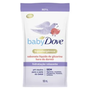 STE LIQ BABY DOVE REFIL HIDRAT RELA 180ML