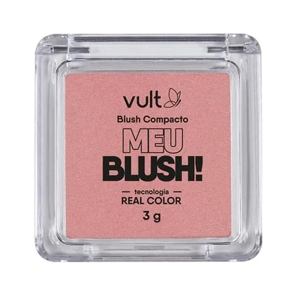 BLUSH COMPACTO VULT ROSA PEROLADO