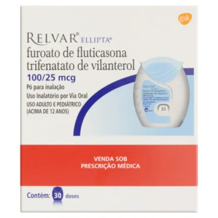 RELVAR 100/25MCG 30 DOSES