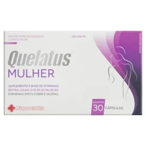 QUELATUS MULHER C/30CPS