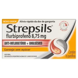 STREPSILS LARANJA  8,75MG C/16 PST