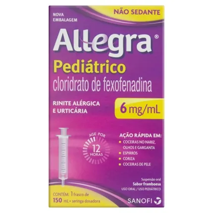 ALLEGRA PEDIATRICO 6MG C/150ML