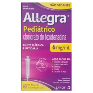 ALLEGRA PEDIATRICO 6MG C/150ML